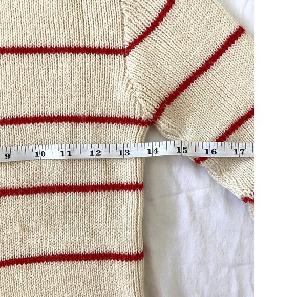 SOLOSIX 100% Alpaca Striped Sweater – Size S - Picture 4 of 7